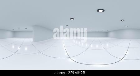white modern lab interior room 3d render illustration Stock Photo - Alamy