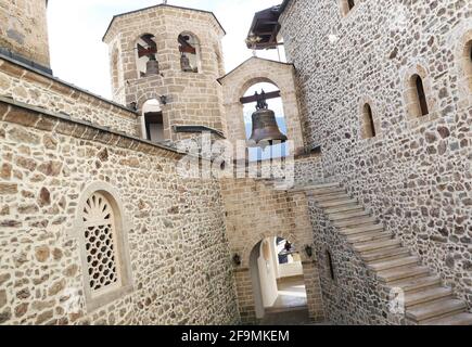 Monastery of Saint Jovan Bigorski in Mavrovo National Park, Macedonia. Stock Photo