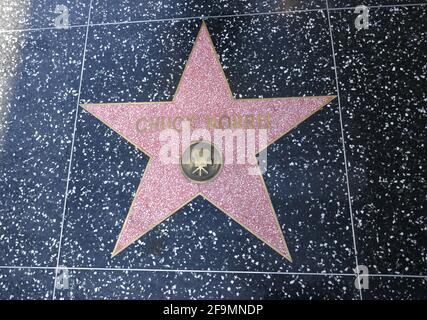 Hollywood, California, USA 17th April 2021 A general view of atmosphere of Chuck Norris Star on the Hollywood Walk of Fame on April 17, 2021 in Hollywood, California, USA. Photo by Barry King/Alamy Stock Photo Stock Photo