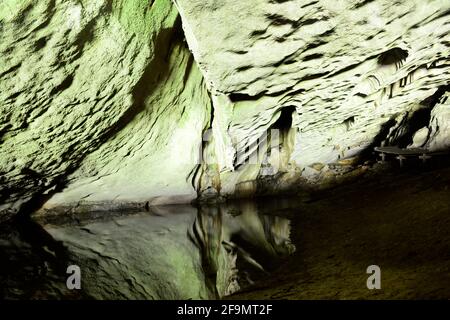 The massive and beautiful Niah cave in Sarawak, Malaysia. Stock Photo