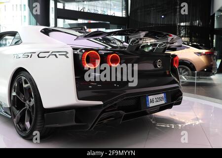 Tokyo Japan 19th Apr 21 Rear View Of Nissan Gt R 50 By Ital Design On Display At Nissan Crossing In Ginza Photo By Stanislav Kogiku Sopa Images Sipa Usa Credit Sipa Usa Alamy Live News Stock Photo Alamy