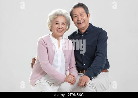 Happy senior couple Stock Photo