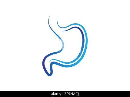 Stomach Care Logo Design Template Vector, Creative Symbol, Icon Stock Vector