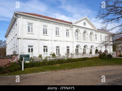 Maharishi Peace Palace building, Vedic architecture, Rendlesham, Suffolk, England, UK Stock Photo