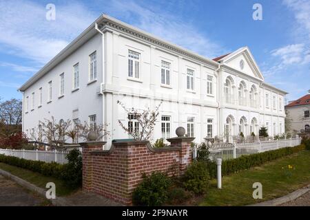 Maharishi Peace Palace building, Vedic architecture, Rendlesham, Suffolk, England, UK Stock Photo