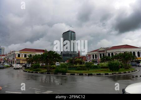 Stormy weather in Miri, Sarawak, Malaysia. Stock Photo