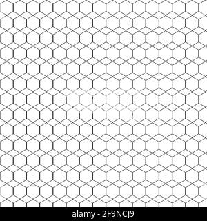 Hexagon Geometric Abstract Black Wallpaper Stock Vector