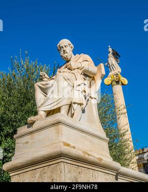 Plato,ancient greek philosopher Stock Photo