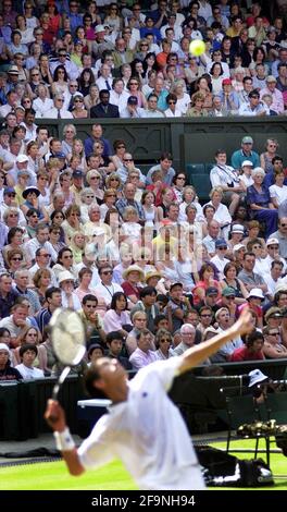 Wimbledon Tennis Championships July 2001 Stock Photo