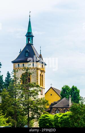 Saint Martin church in the swiss town Arbon Stock Photo