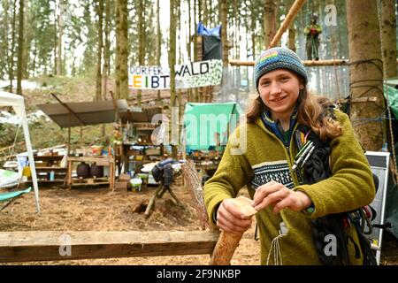 Grund Bei Vogt Germany. 14th Apr 2021. Climate activist Samuel