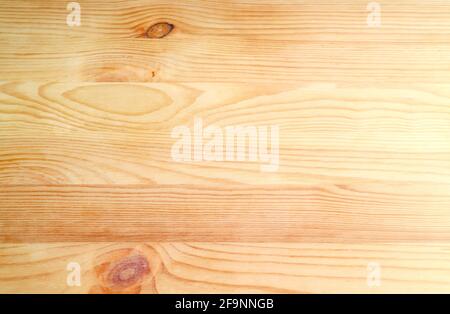 Front view of Light brown horizontal pattern natural wooden plank for background or banner Stock Photo