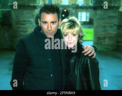 Yvette Fielding at Culzean Castle, Ayrshire where she was presenting an episode for Living TV Most Haunted with Jason Karl. A team of paranormal experts launches investigations into haunted locations, using psychic mediums and scientific equipment. Stock Photo