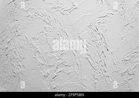 wall covered with coarse putty. abstcract background Stock Photo