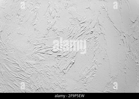 wall covered with coarse putty. abstcract background Stock Photo