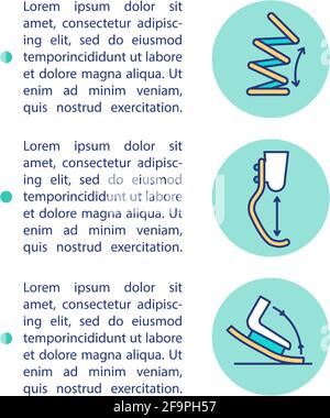 Energy absorption and return concept line icons with text Stock Vector