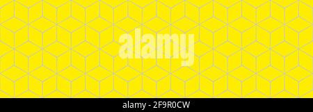 Seamless geometric vector pattern. Pattern with geometric cube pattern. Vector illustration Stock Vector