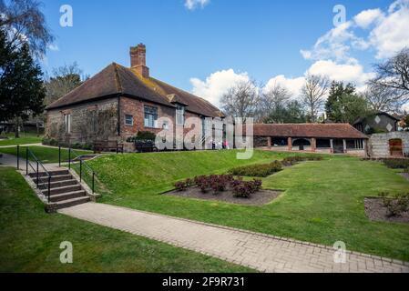 Bexhill, April 6th 2021: Manor Gardens in Bexhill Old Town Stock Photo