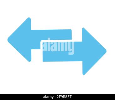 Arrow Icon, vector flat design style Stock Vector