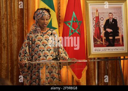 Aissata Tall Sall, Minister of Foreign Affairs and Senegalese Abroad Stock Photo