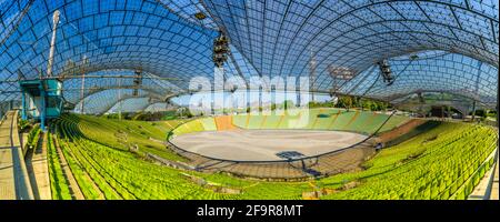 The olympic stadium in munich in Germany Stock Photo