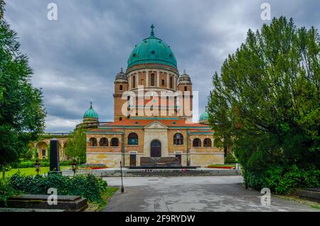 Zagreb mirogoj cemetary monumental architecture, Croatia Stock Photo