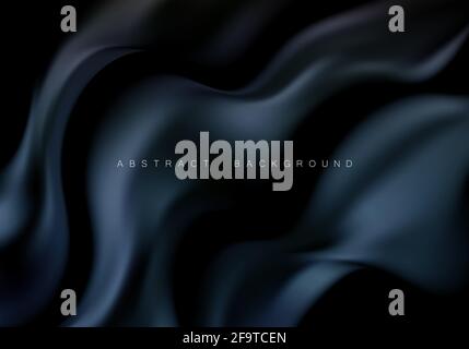 Abstract background luxury cloth or liquid wave silk texture satin material or luxurious Christmas background or elegant wallpaper design, background Stock Vector