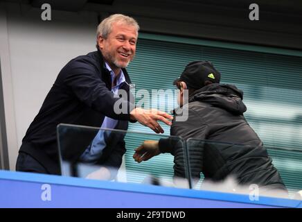 File photo dated 21-05-2017 of Chelsea owner Roman Abramovich. Issue date: Tuesday April 20, 2021. Stock Photo