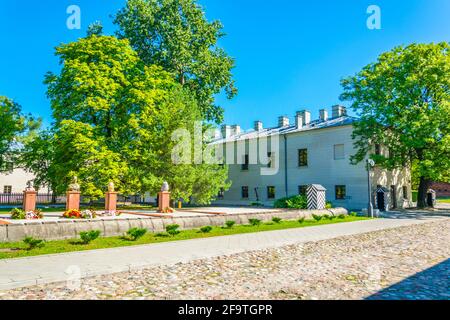 View of the museum of Warsaw citadel, Poland. Stock Photo