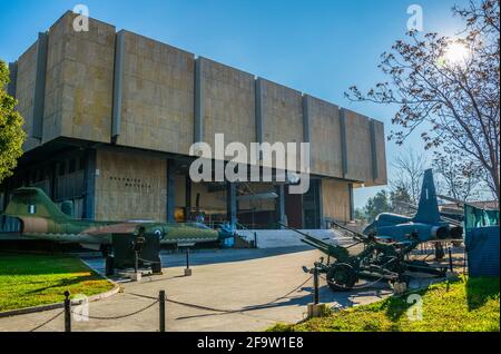 ATHENS, GREECE, DECEMBER 10, 2015: view of the military museum in the greek capital athens Stock Photo