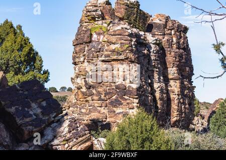 the High Plains of west Texas and east New Mexico Otherwise known as the Llano Estacado Stock Photo