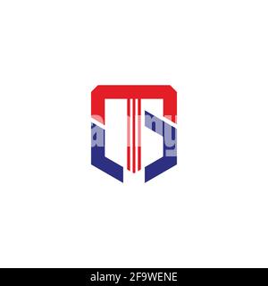 letter tg simple movement geometric line logo vector Stock Vector