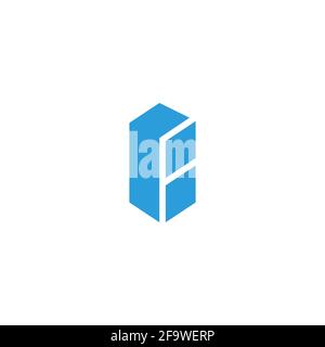 refrigerator ice box simple geometric symbol icon vector Stock Vector