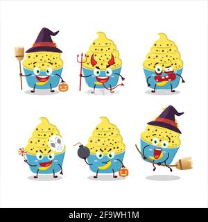 Devil ice cream sundae Cartoon in character design Stock Vector Image ...