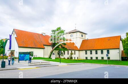 OSLO, NORWAY, AUGUST 24, 2016: View of the Viking ship museum in Oslo, Norway Stock Photo