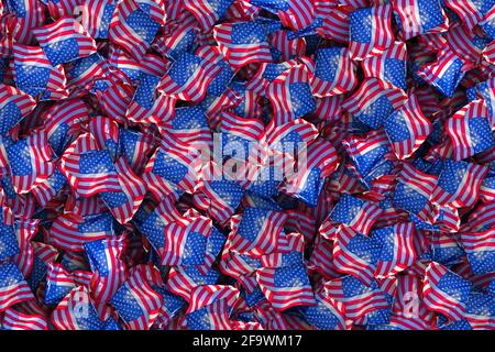 American USA flag pattern background Stock Photo