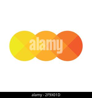 Abstract pixelized mosaic logo design Stock Vector