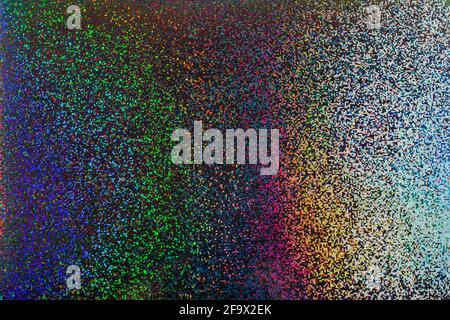 Abstract colorful dark holographic background. Futuristic blurred texture. Stock Photo