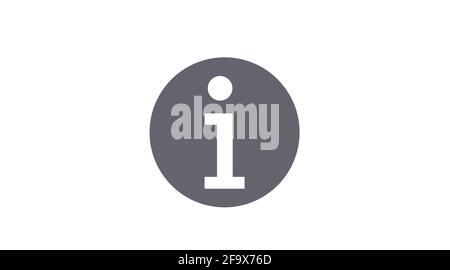 Info Icon. Vector isolated illustration. Information icon or sign Stock Vector