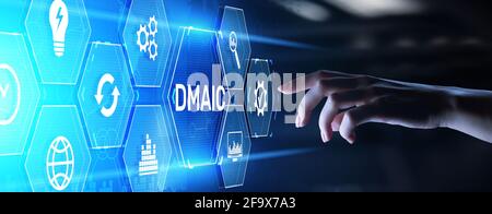 DMAIC SIx sigma lean manufacturing development technology concept. Stock Photo