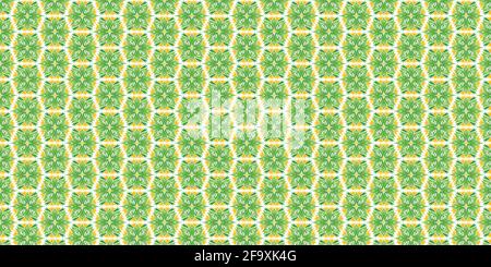 Green flower hexagon background Stock Vector