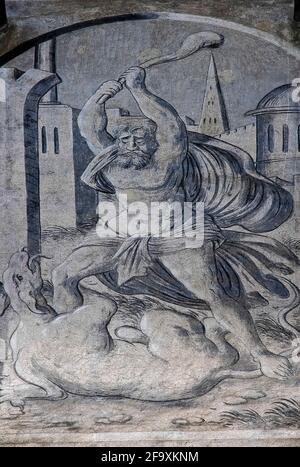 Greek Mythology Image Of The Great God Pan Handcoloured Drawing By Helen Stratton For The 1915 Edition Of Jean Lang S A Book Of Myths Stock Photo Alamy
