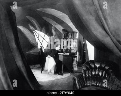 the Cabinet of Dr Caligari vintage photo Stock Photo