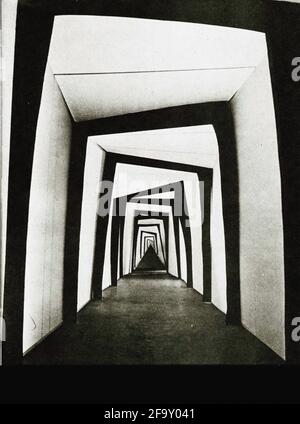 the Cabinet of Dr Caligari vintage photo Stock Photo