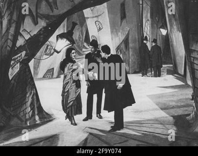 the Cabinet of Dr Caligari vintage photo Stock Photo