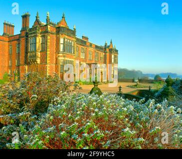 UK, England, Cheshire, Arley Hall and Gardens, winter Stock Photo
