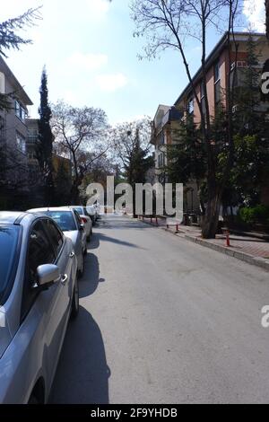 view from street bahcelievler cankaya ankara turkey stock photo alamy