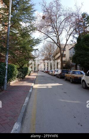 view from street bahcelievler cankaya ankara turkey stock photo alamy