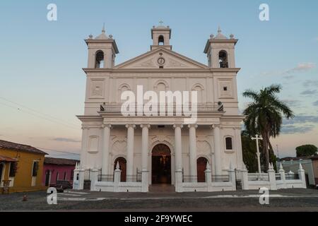 Santa Lucia church in Suchitoto, El Salvador Stock Photo