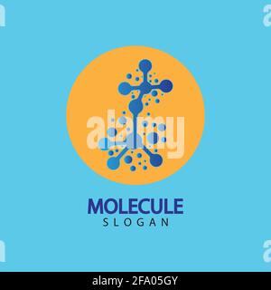 Molecule symbol logo template vector illustration design Stock Vector